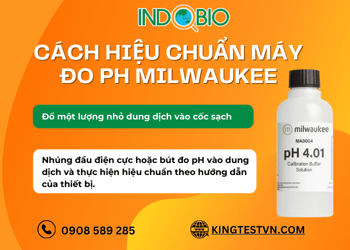 Cách hiệu chuẩn máy đo ph Milwaukee